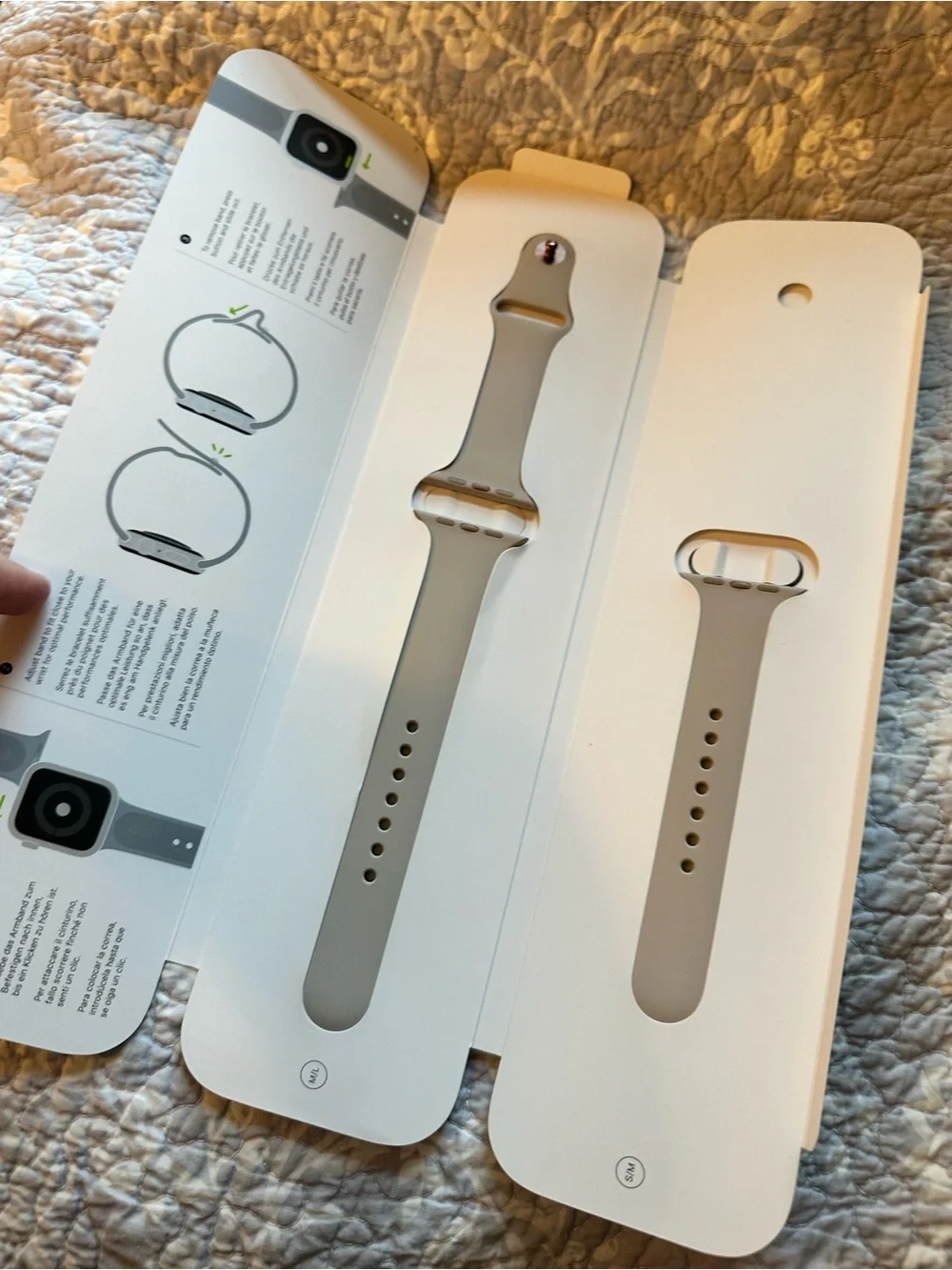 Apple Silicone Watch Band in Stone